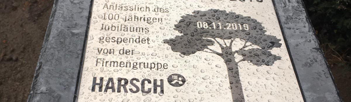 Gedenktafel zum 100‑jährigen Jubiläum