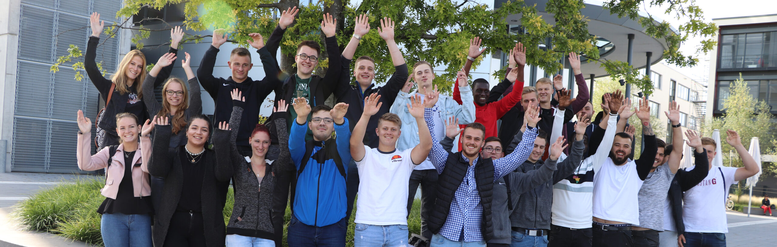 Gruppenfoto am Azubi-Event