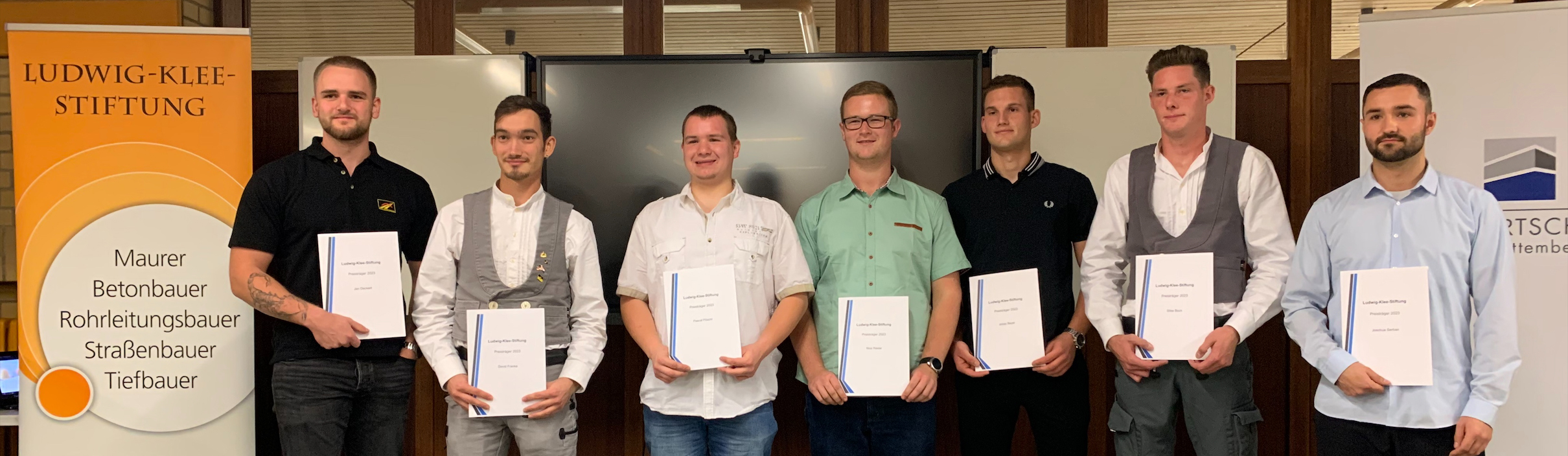 Gruppenfoto bei Verleihung des Ludwig-Klee-Preises