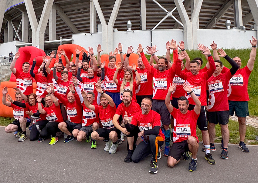 Volle Power beim B2Run in Karlsruhe